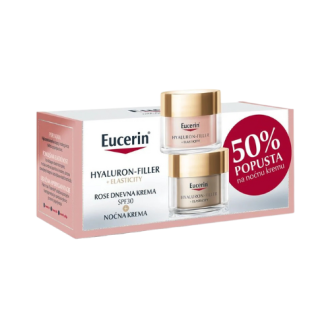 Eucerin Box Elasticity Rose Dnevna krema, SPF 30, 50ml + Noćna krema, 50 ml